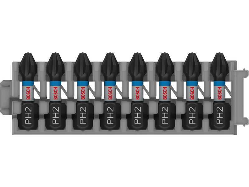 8-delni komplet vijačnih nastavkov Bosch PRO Phillips Impact, PH2, 25mm, 2608522324